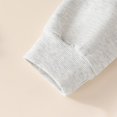 thumbnail image 6 of Coerni Baby Girls Winter Pants Set Long Sleeve Printed Solid Color Ribbed Pullover Solid Color Slim Fit Fashion Cotton Outfits, 6 of 9