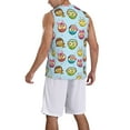 thumbnail image 2 of Sikiie Cute Cartoon Owls 3 Basketball Jersey Reversible Men's Mesh Athletic Sports Shirts Training Practice S-4XLSmall, 2 of 6
