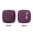 Deep Purple, variant on Genuine Cowhide Leather Mini Coin Purse for Women, Square Small Wallet with Heart-Shaped Closure 1604