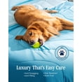 thumbnail image 4 of REST Evercool Cooling Comforter King/Cali King Blanket for Hot Sleepers, Summer Bedding to Keep Cool for Night Sweats, Breathable All-Season Lightweight Blanket, 106x90 Inches, Aqua Blue, 4 of 5