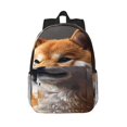 thumbnail image 1 of Lukts Regal Shiba Inu Pattern 15 Inch Student Backpack, Waterproof Laptop Backpack with Adjustable Shoulder Straps, Lightweight Travel, Campus Backpack, Unisex, 1 of 6