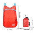 thumbnail image 3 of Bolsa De Lona Deportiva Bolsa de lona deportiva Bolsa de entrenamiento de gimnasio plegable Mochila de viaje ligera para hombres y mujeres (rojo), 3 of 6