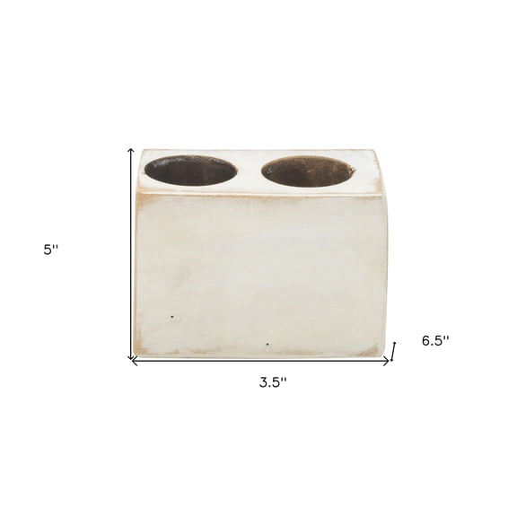 2" Wide Pillar Centerpiece Votive Candle Holder