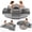 Gray, variant on Climbing Toys for Toddlers, 7 Pieces Indoor Baby Foam Blocks Soft Play Set with PU Leather, Kids Climb and Crawl Sliding Activity Structure Gym Playground Climber