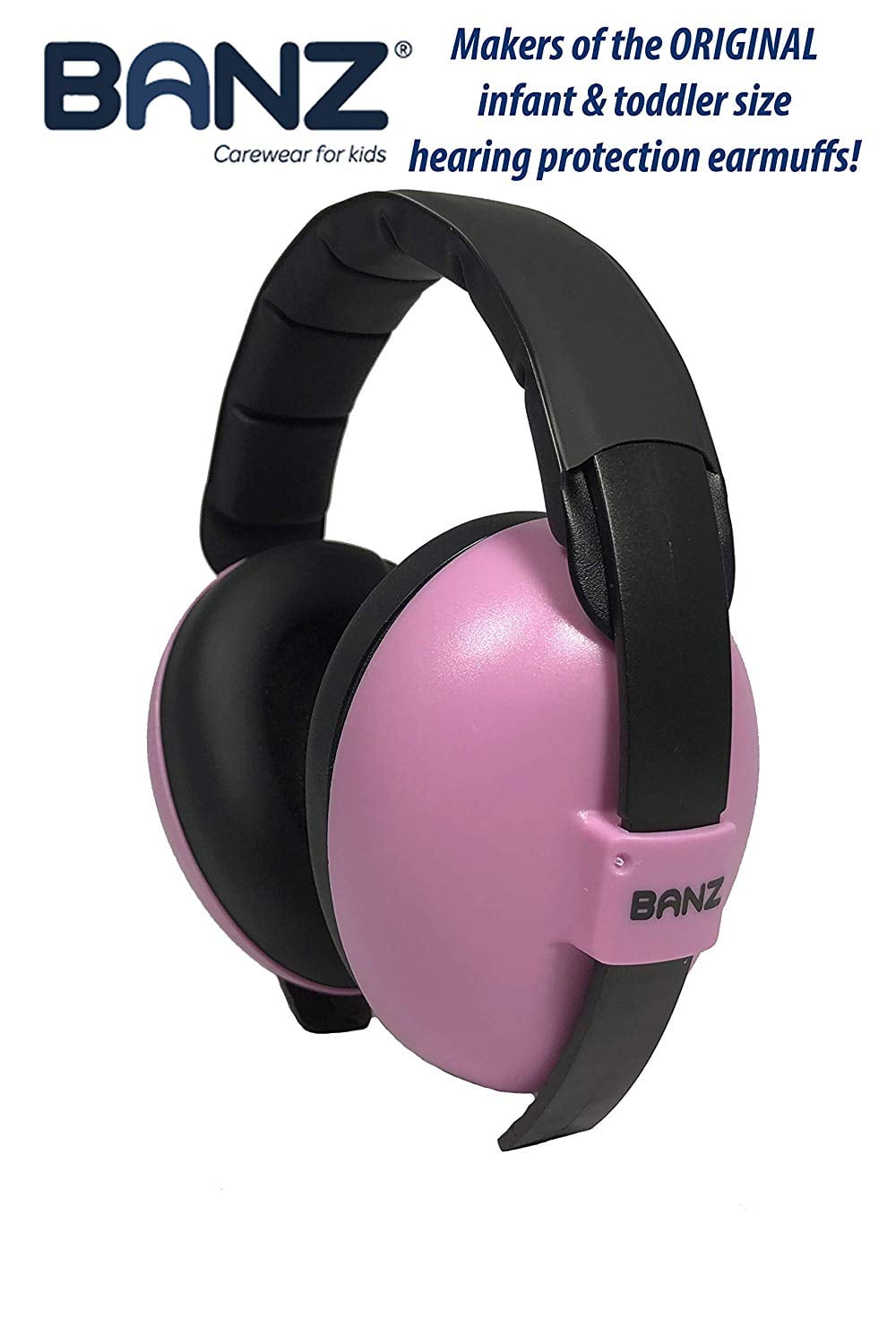 Baby Banz Earmuffs Hearing Protection Pink