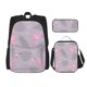 thumbnail image 1 of Balery Pink Flamingo Mochila escolar 3 en 1 para niños: mochila resistente con lonchera térmica y estuche para lápices. Mochila escolar para niños y niñas., 1 of 7