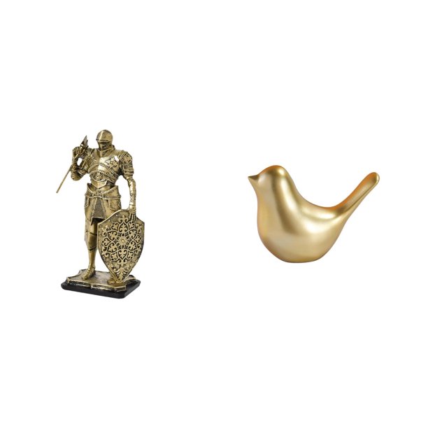 Figura De Resina De Un Pájaro Caballero Nórdico, Estatua Abstracta De Animal, Adorno De Arte Moderno, Escultura Para Escritorio, Armario, Mesa De Oficina, Centro De Mesa, Entrada, Sala De