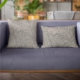 thumbnail image 3 of Plutus 16" x 16" Festive Jacquard Luxury Throw Pillow in Gray, 3 of 9