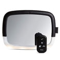 thumbnail image 1 of Munchkin Brica Night Light Pivot Baby In-Sight Espejo de coche ajustable de gran angular con LED sin deslumbramiento, probado en choques y resistente a la rotura, negro, 1 of 3