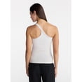 thumbnail image 4 of Avia Women's One Shoulder Ribbed Tank Top, Sizes XS-XXXL, 4 of 6