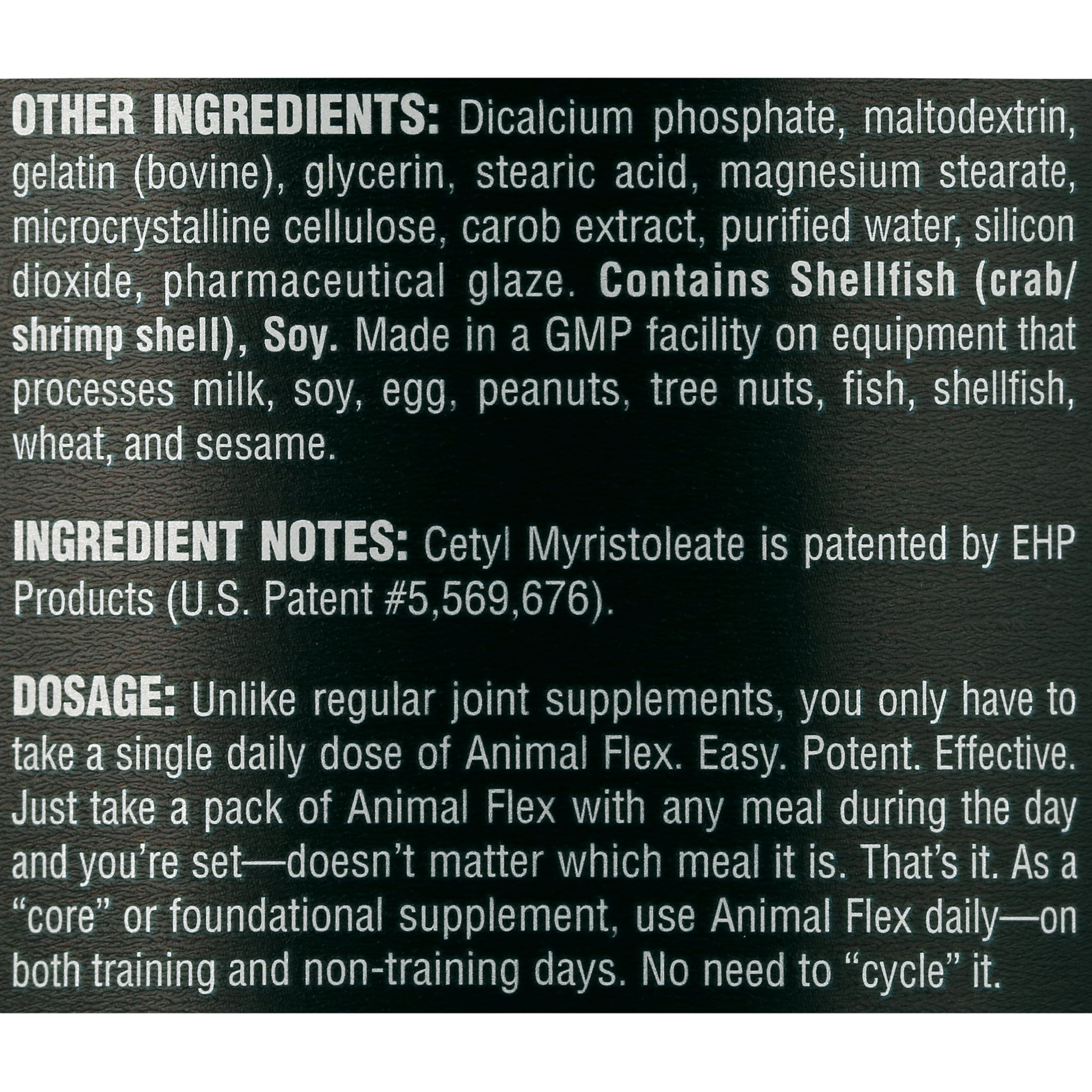 Animal Flex Comprehensive Joint Care Glucosamine with Joint Lubrication Complex 44 Packs