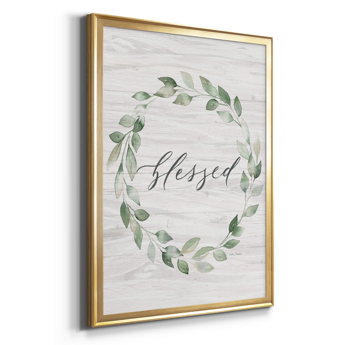 Blessed Wreath Premium Framed Print - Ready to Hang