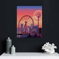 thumbnail image 4 of COMIO Las Vegas Vintage Travel Posters Ferris Wheel for Bedroom Wall Decor Canvas Wall Art, 4 of 4