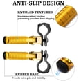 thumbnail image 3 of Posapiés plegables de aluminio CNC XINGWU, color dorado, 3 of 7