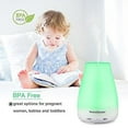 thumbnail image 4 of InnoGear Upgraded Version Aromatherapy Essential Oil Diffuser Portable Ultrasonic Diffusers Cool Mist Humidifier with 7 Colors LED Lights and Waterless Auto Shut-off for Home Office Bedroom Room, 4 of 7