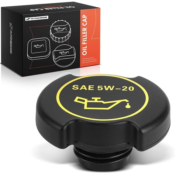 A-Premium Engine Oil Filler Cap Oil Cap Fit For Ford Lincoln Mercury Models - F-150, F-250, F-350, Explorer, Mustang, Ranger, Taurus, Expedition, Bronco, E-150, Navigator, # F3AZ-6766-B