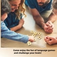 thumbnail image 4 of The Crossword Solitaire Game, 6 Sided Dice Crossword Game, Creative Game English Letter Dice, Travel Scrabble Game with Case, Twelve Dice Letters Set for Camping Games, 4 of 7