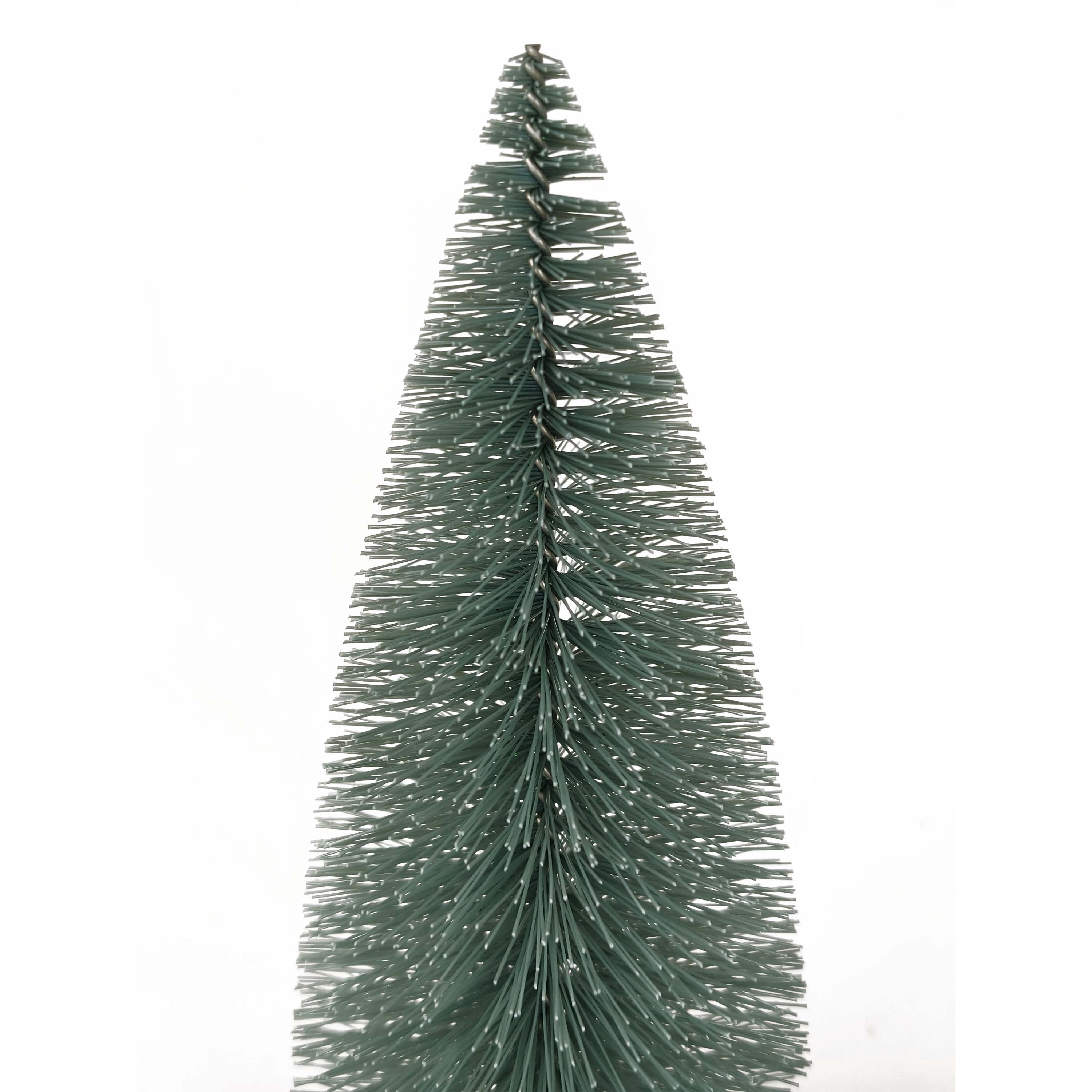 Christmas Village Pine Tree, Sage Green, 6.3", by Holiday Time
