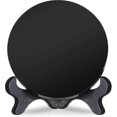 thumbnail image 2 of Black Obsidian Scrying Mirror, Natural Black Obsidian Scrying Mirror For Feng Shui With Stand, Yoga Energy Mirror Interior new Banmo, 2 of 5