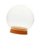 thumbnail image 4 of Cúpula de cristal con base, cúpula de cristal transparente, decoración, recuerdo, vitrina, a prueba de polvo, campana de cristal, cúpula de cristal es 20 centímetros, 4 of 10