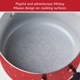 thumbnail image 6 of Farberware Disney Bon Voyage 5.5 Quart Ceramic Nonstick Stockpot with Lid, Dishwasher Safe, Red, 6 of 18