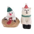 thumbnail image 1 of Modelo de estatuilla de pingüino de oso de dibujos animados de decoración de micro paisaje de decoración de, 1 of 9