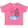 thumbnail image 3 of Inktastic Not Going to Deal with This Today- Sleeping Flamingo Boys or Girls Toddler T-Shirt, 3 of 5