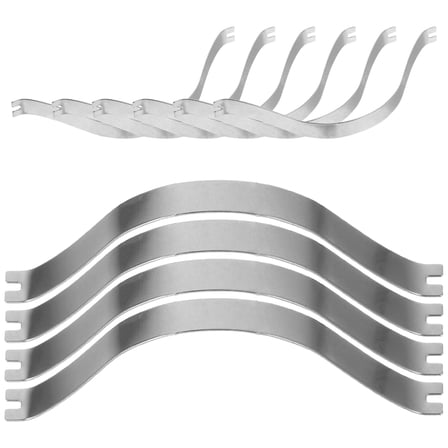 BESTOYARD 50Pcs Aluminum Alloy Spring Clips Picture Frame Hardware for Secure Wall Hanging