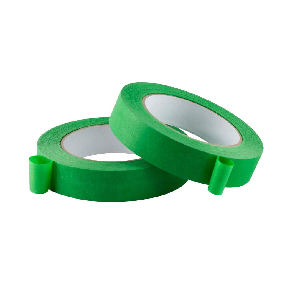 10 Pack Green Painters Tape 1 inch, Medium Adhesive Green Masking Tape Bulk Multi Pack, 1 inch x 55 Yards x 10 Rolls (550 Total Yards)