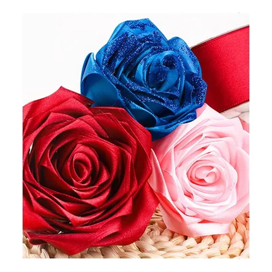10 rolls of 4cm wide decorative ribbons for gift wrapping, parties, holiday, total 225m