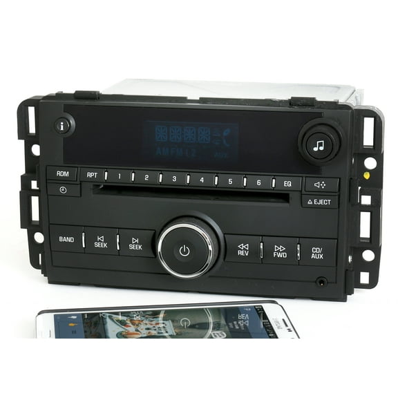 Restored 2006-08 Chevy Impala Monte Carlo AMFM CD Radio Bluetooth Music Unlocked 15951757 (Refurbished)