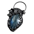 thumbnail image 3 of Vintage Natural Crystal Pendant Stone Triangle Clear Quartz Sun God Retro Chakra, 3 of 9