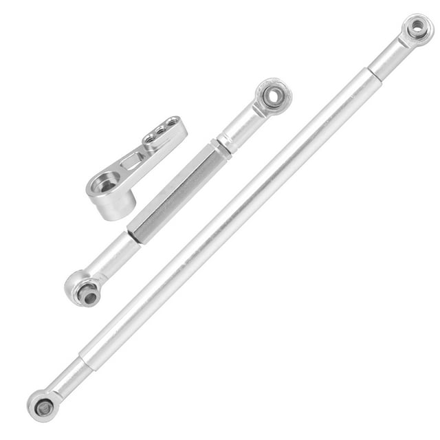 1/12 Steering Rod, RC Steering Tie Rod, Durable 2 Lengths For MN86K Fit 1/12 RC Car Red,Black,Silver