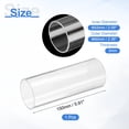thumbnail image 2 of Tubo Rígido de Acrílico Transparente Uxcell, 53mm(2.09") ID x 60mm(2.36") OD 6" Tubo de Policarbonato para Fontanería, Iluminación, Acuario, Proyectos de DIY, 2 of 7