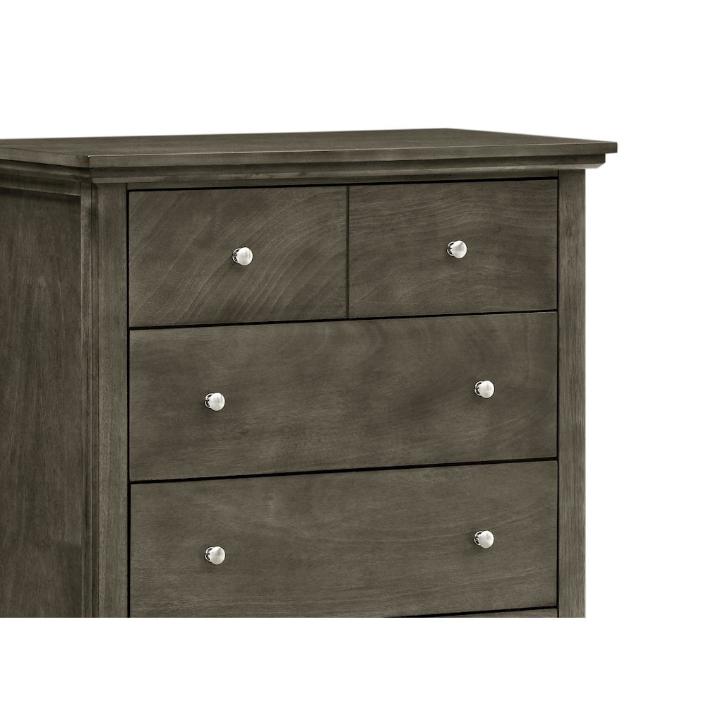 Glory Furniture Hammond Chest in Gray Color