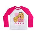 thumbnail image 1 of Playera Barbie Talla 4 Manga Larga con Estampado Fucsia con Blanco, 1 of 3