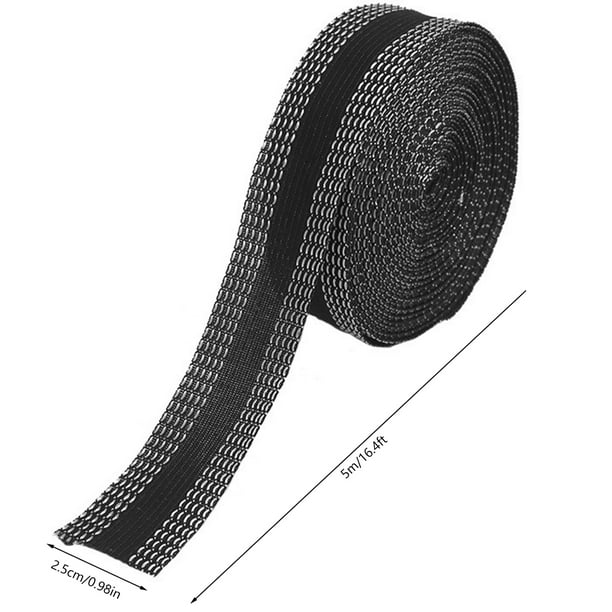 Willstar Ruban adhésif thermocollant pour ourlet de pantalon pour ourlet de  tissu Ruban de fusion thermocollant pour pantalon de vêtements (Noir, 2,5  cm x 5,5 m) 