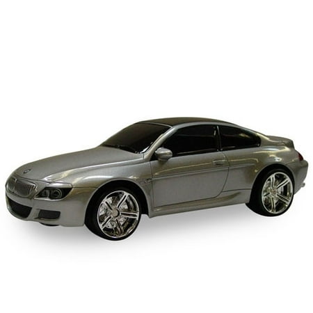 1:16 Scale Tyco Radio-Controlled Silver BMW M6 Sports Car, 49 MHZ
