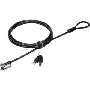 Microsaver Keyed Retractable Notebook - Kensington MicroSaver 2.0 Keyed Laptop Lock - Silver - Carbon Steel - For Notebook RETAIL RETAIL PACKAGING