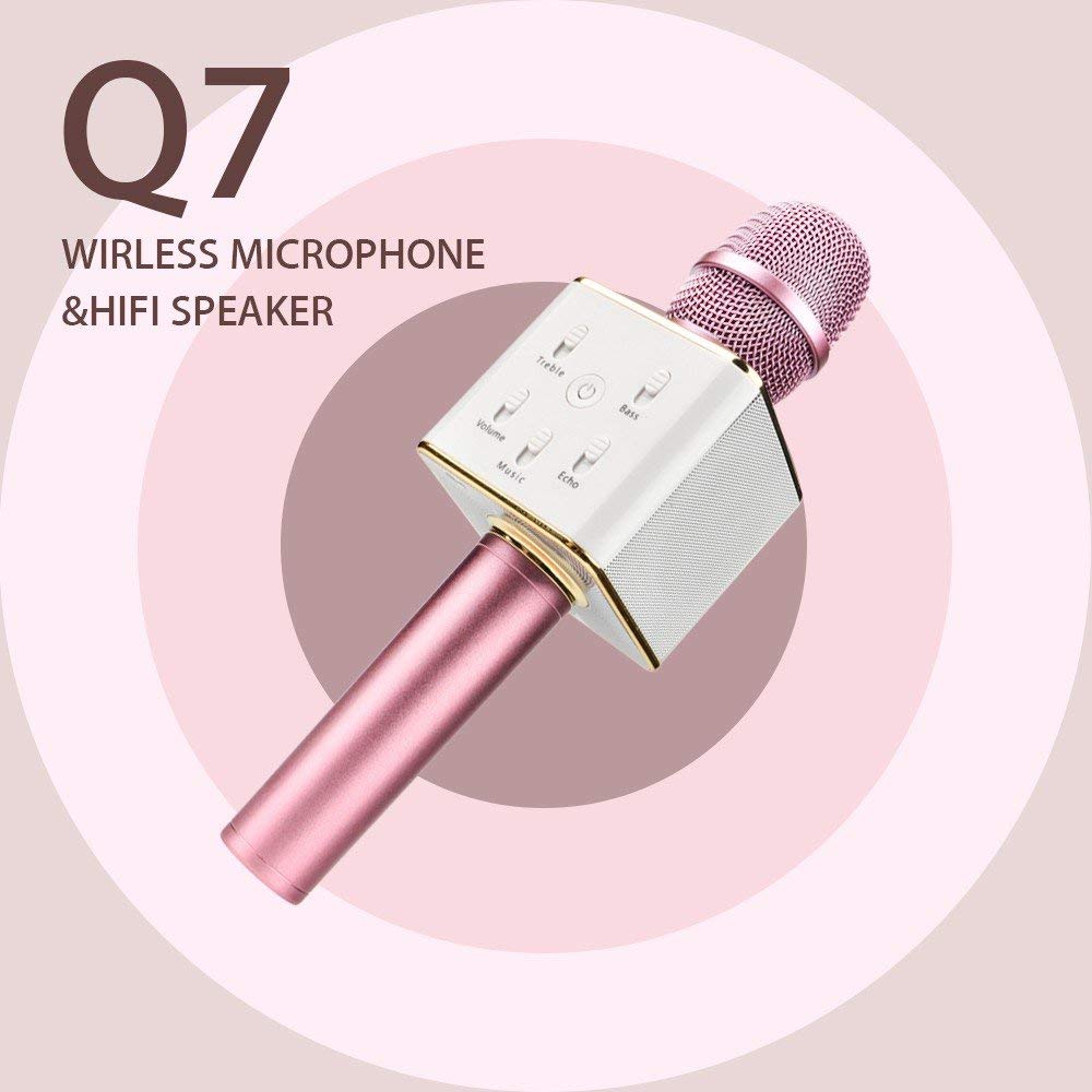 q7 wireless microphone & hifi speaker