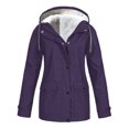 thumbnail image 1 of Spring Military Full-Zip Removable Hooded Cotton Mid-Long Parka Jacket Coat for Women, 1 of 4