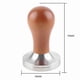 thumbnail image 2 of Stainless Steel Espresso Coffee Tamper with Wooden Handle and 58mm Flat Base, 2 of 4