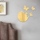 thumbnail image 4 of Xiao Hua 4 pegatinas de espejo acrílico para pared, extraíbles, con diseño de mariposa, para decoración de pared, para el hogar, la sala de estar y el dormitorio (doradas)., 4 of 5