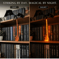 thumbnail image 3 of Dragon Shelf Light for Fantasy Book Lovers Detailed Black Dragon Statue with Fire Light Strip Easy Clip Mount Bookshelf Decoration Gift, 3 of 7