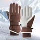 thumbnail image 5 of Uuiauoio Winter Waterproof Gloves for Men Women Warm Running Cycling Snow Ski Gloves for Cold Weather, Thermal Windproof Material and Touch Screen Finger for Driving Snowboarding, 5 of 6
