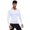 White, variant on Men's Velvet Fitness Compression Shirt for Running Training Elastic Long Sleeve Performance Athletic Wear