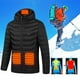 thumbnail image 5 of 9 áreas calefactadas Chaquetas de senderismo con calefacción Carga USB a prueba de viento Lavable para el invierno, 5 of 9