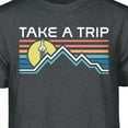 thumbnail image 2 of Teelocity NASA Take A Trip Graphic T-Shirt (3X-Large, Charcoal Heather), 2 of 4