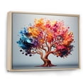 thumbnail image 2 of Designart "Magical Oak In Vivid Colors II" Tree Oak Floater Framed Wall Art Living Room, 2 of 5