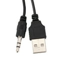thumbnail image 6 of USB 2.0 to Mini A Male 3.5mm Jack Plug Audio Data Cable 45cm 2 Pcs, 6 of 8